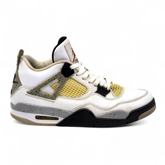 Nike Air Jordan 4 Retro 2016 White Cement Men\'s Sneakers 840606-192 US 11 main image 4
